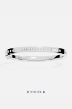 APM Monaco BONHEUR Bracelet Code Morse Argent Sterling