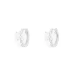 APM Monaco Boucles d’oreilles Huggie papillon Argent Sterling