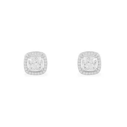 APM Monaco Boucles d’oreilles carrées Argent Sterling