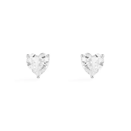 APM Monaco Boucles d’oreilles coeur Argent Sterling