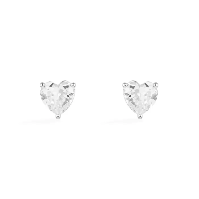 APM Monaco Boucles d’oreilles coeur Argent Sterling