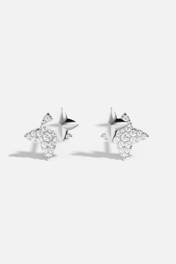 APM Monaco Boucles d’oreilles puces Météorites en argent Argent Sterling