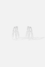 APM Monaco Boucles d’oreilles triples créoles Argent Sterling