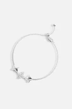 APM Monaco Bracelet Ajustable Argent Triple Météorites Argent Sterling