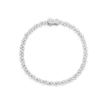 APM Monaco Bracelet Pavé Argent Sterling