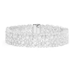 APM Monaco Bracelet Pavé Argent Sterling