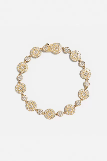 APM Monaco Bracelet Soleil Plaqué Or Jaune 18 Carats