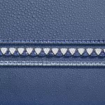 APM Monaco Bracelet Triangle Blanc & Bleu Argent Sterling