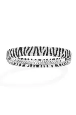 APM Monaco Bracelet Zèbre Argent Sterling