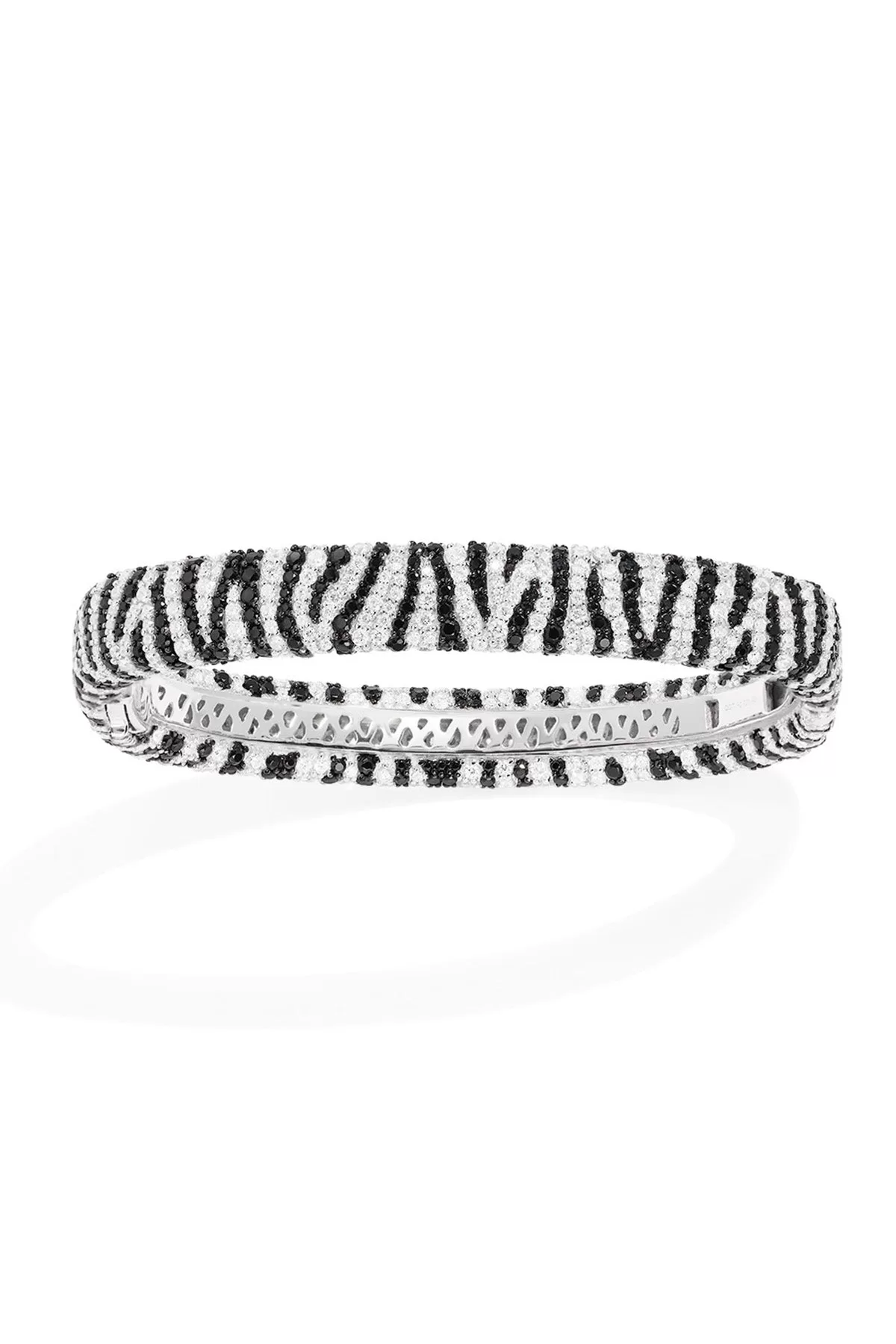 APM Monaco Bracelet Zebre AB5078XBZ - APM Monaco Bracelet Zèbre Argent Sterling