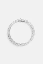 APM Monaco Bracelet délicat en argent pavé Argent Sterling