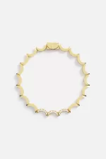 APM Monaco Bracelet doré ondulé Plaqué Or Jaune 18 Carats