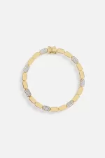 APM Monaco Bracelet en or délicat Plaqué Or Jaune 18 Carats