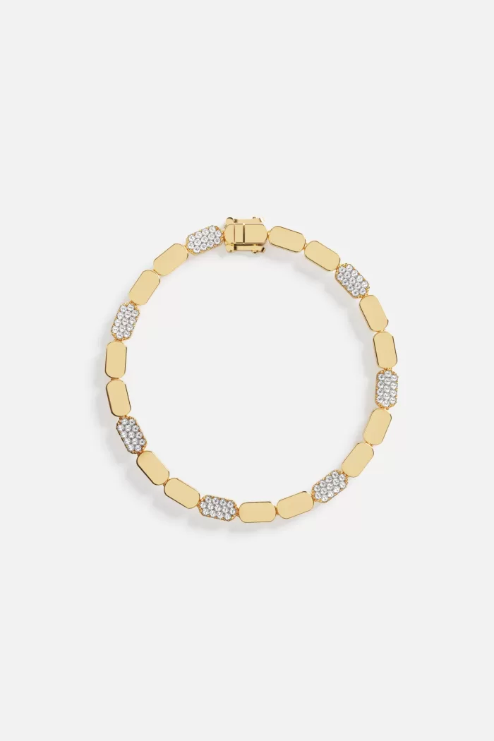 APM Monaco Bracelet en or délicat Plaqué Or Jaune 18 Carats