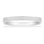 APM Monaco Bracelet gros pavé Argent Sterling