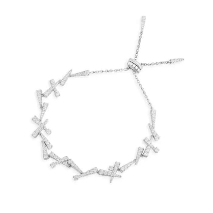 APM Monaco Bracelet réglable délicat festival Argent Sterling