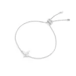 APM Monaco Bracelet réglable papillon Argent Sterling