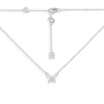 APM Monaco Collier Papillon Argent Sterling