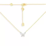 APM Monaco Collier Papillon Plaqué Or Jaune 18 Carats