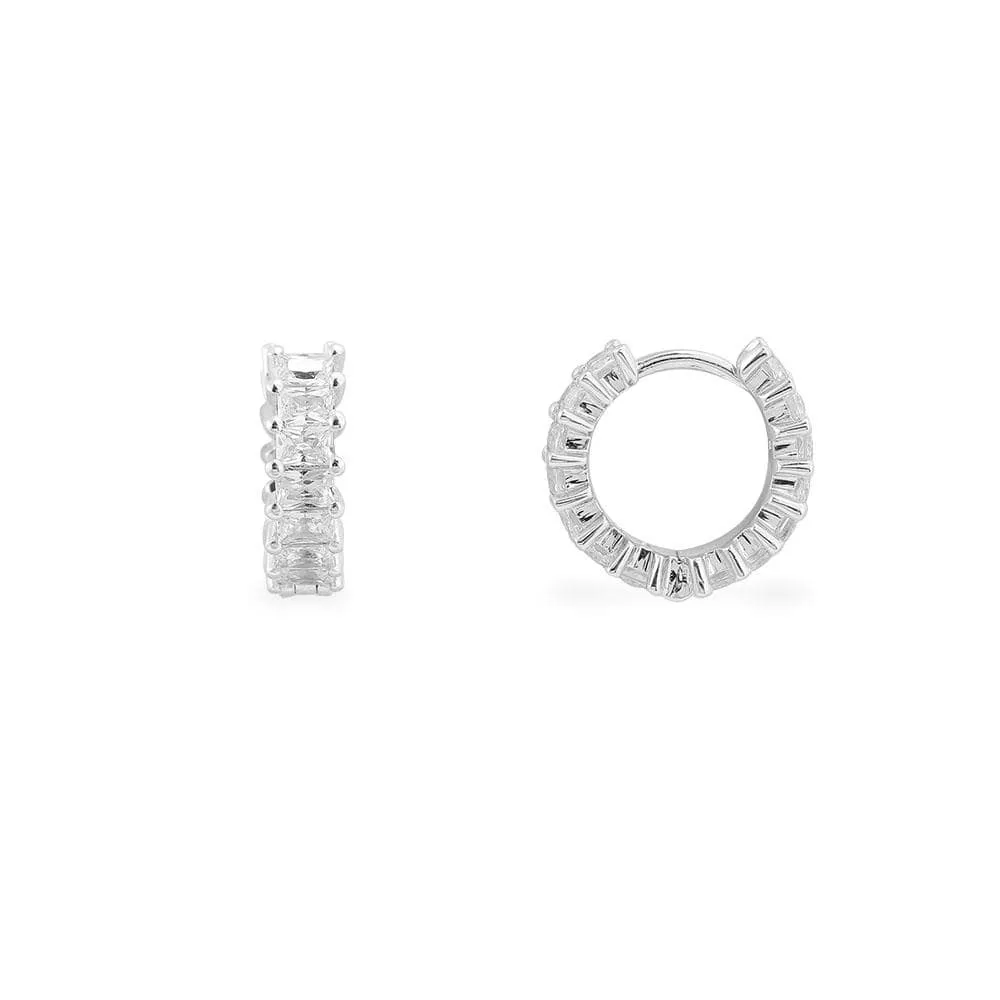 APM Monaco Petites Creoles Eclat AE12314OX - APM Monaco Petites Créoles Eclat Argent Sterling