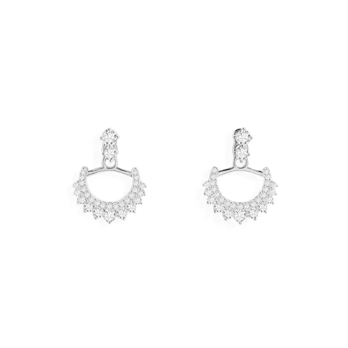 APM Monaco Vestes d’oreilles Lune Argent Sterling