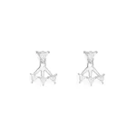 APM Monaco Vestes d’oreilles Triangle Éclat Argent Sterling